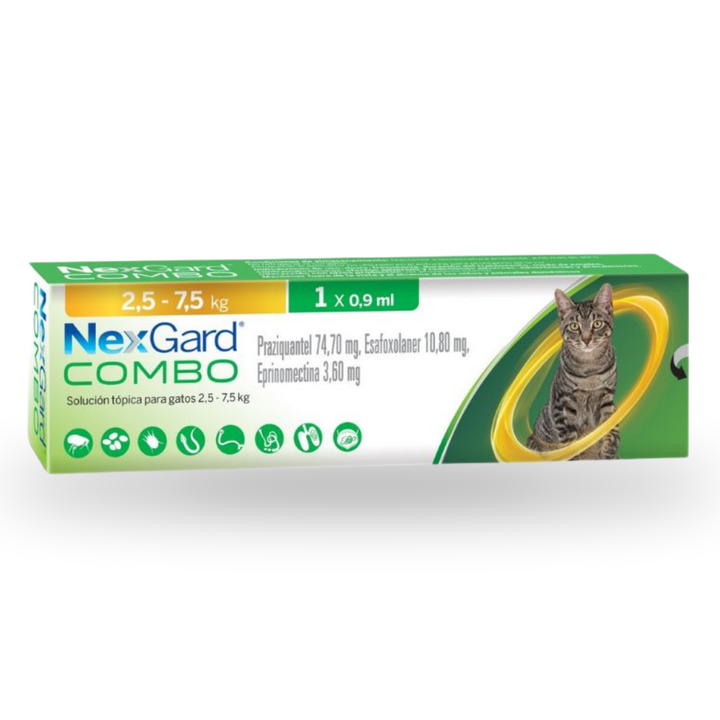 Nexgard Combo Gato L 0.9Ml (2.5-7.5 Kg)