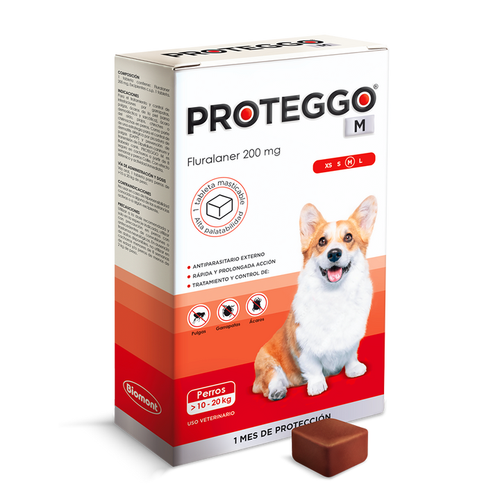 PROTEGGO M (Perros de 10 Kg. a 20 kG.)