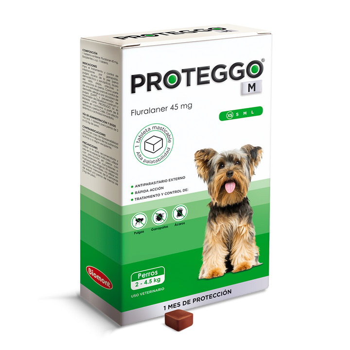 PROTEGGO M (Perros de 2 Kg. a 4.5 Kg.)