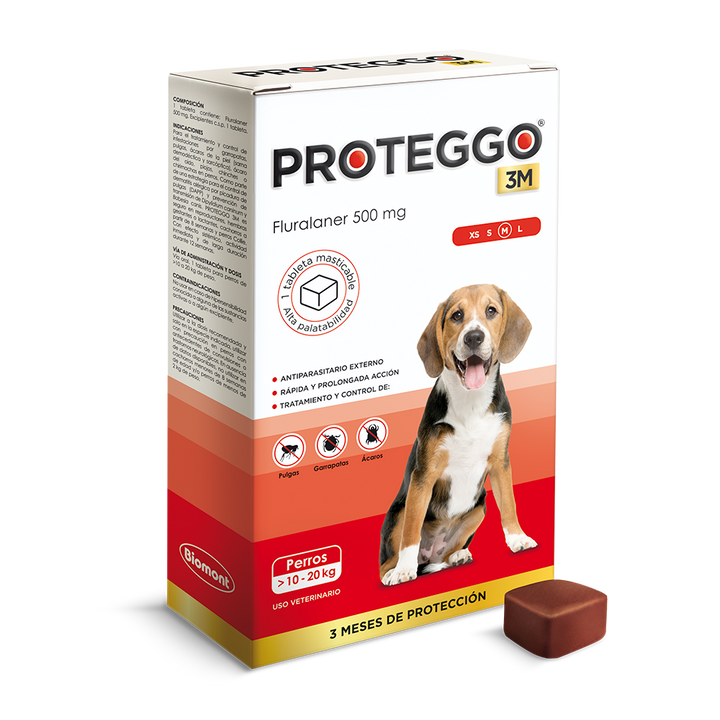 PROTEGGO 3M (Perros de 10 Kg. a 20 Kg.)