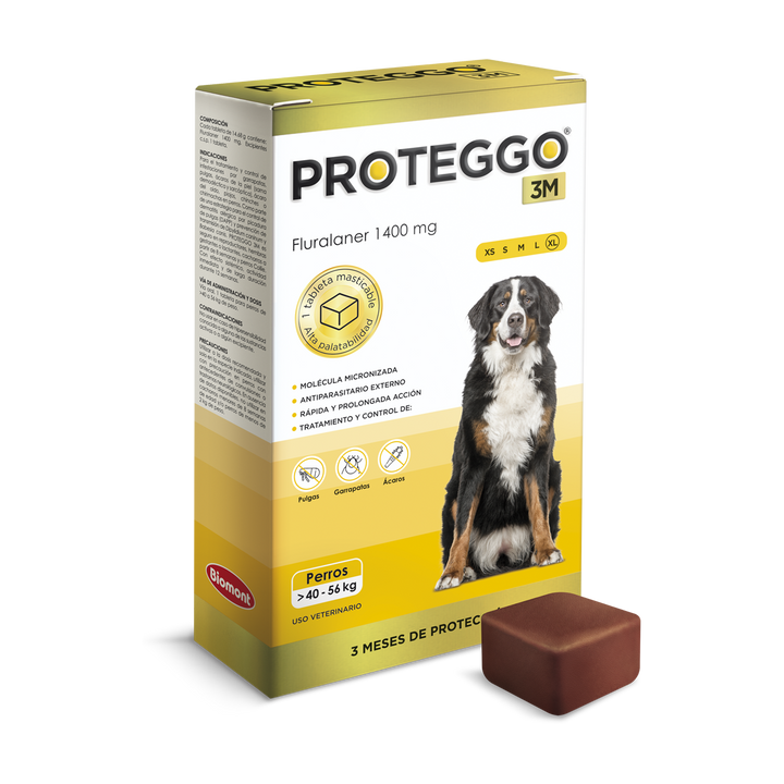 Proteggo 3M 1400 mg (Cja X 1 Tab)